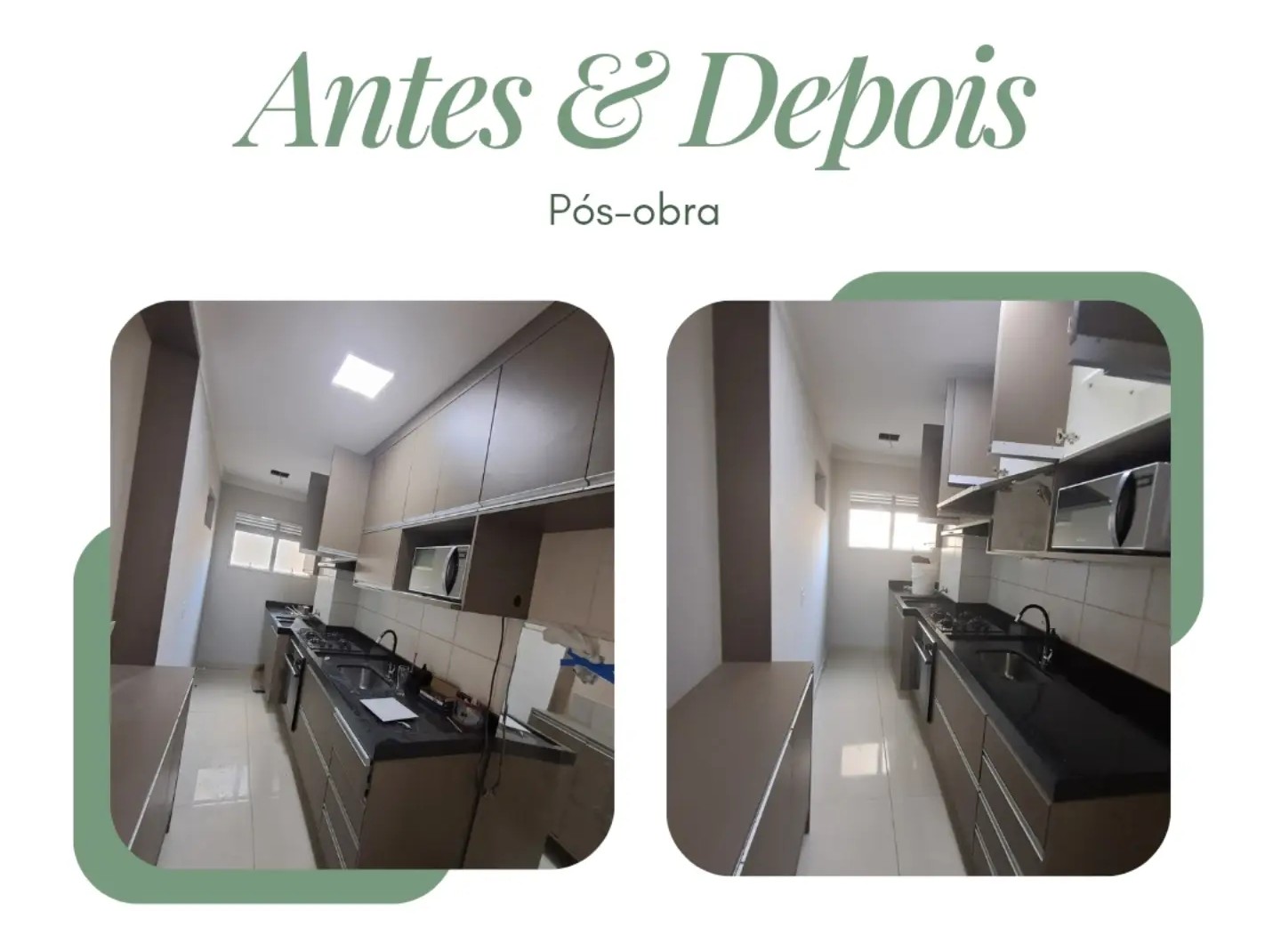 Antes e depois: uma cozinha entregue após a obra